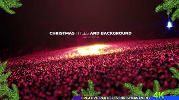 Particles Christmas Opener - VideoHive 35077551