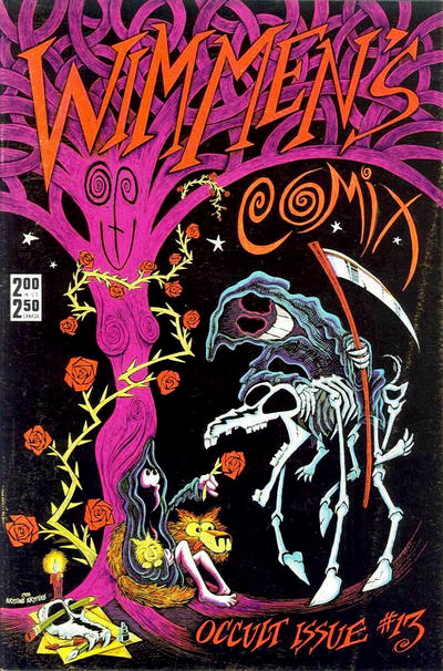 comic cover made for issue 13 of Wimmen's Comix