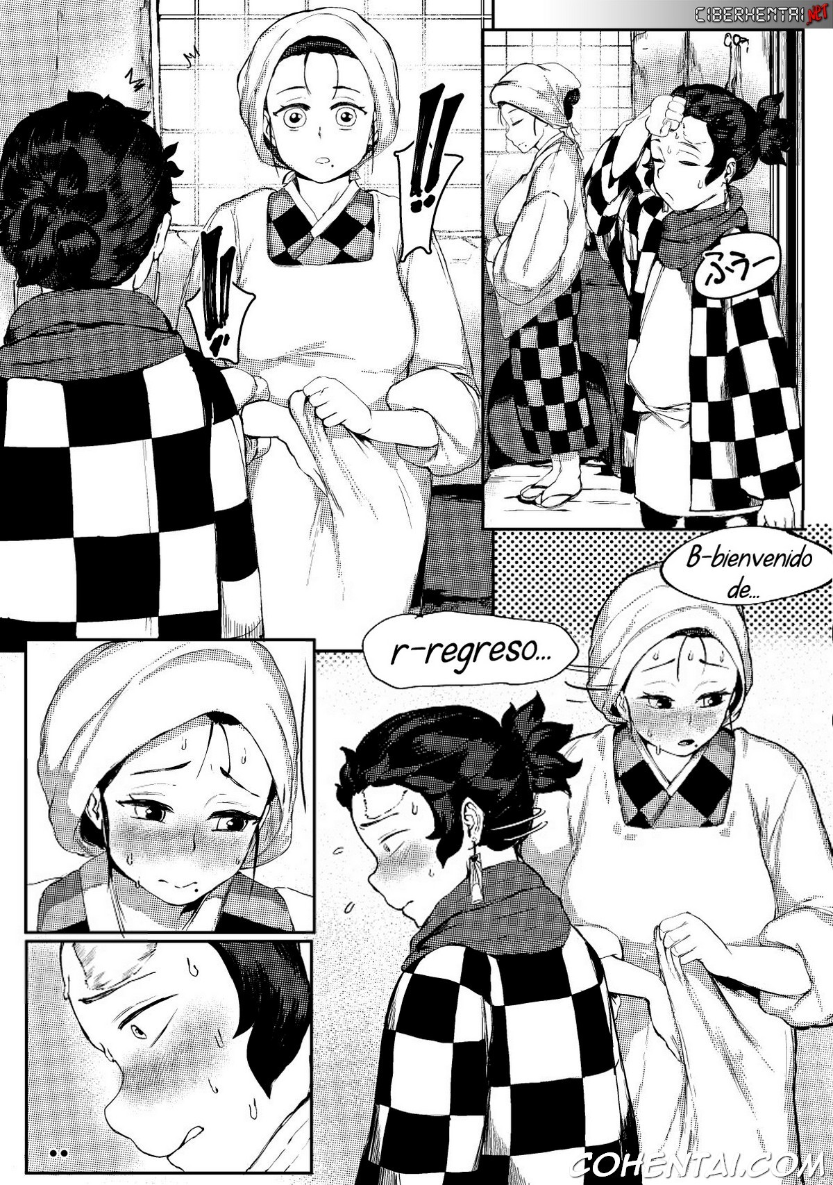 Haha to Watashi (jou) (Kimetsu no Yaiba) xxx comics manga porno doujin hentai español sexo 