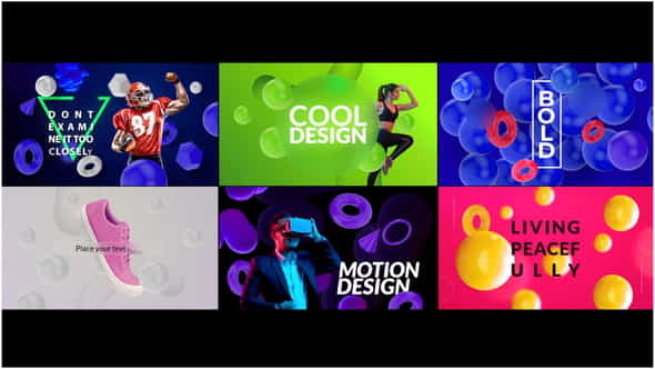 Abstract Titles | Shapes 02 - VideoHive 35720705