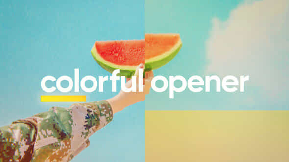 Colorful Intro Opener - VideoHive 34895168