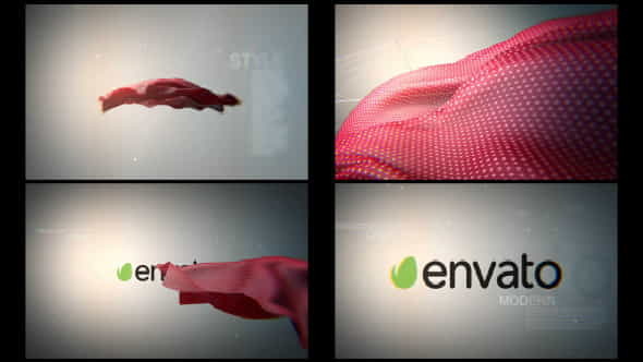 Floating Cloth Logo Revealer - VideoHive 6253960