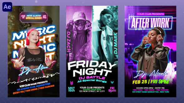 Night Club Party Flyers - VideoHive 56962731