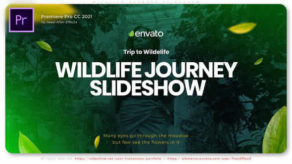 Wildlife Journey Slideshow - VideoHive 40986752