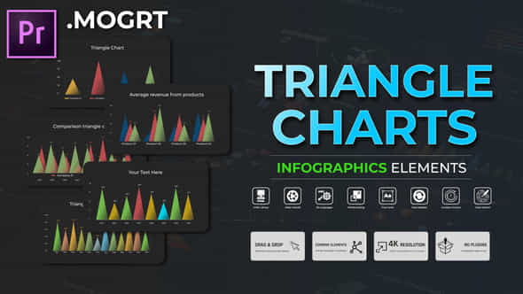 Infographic Triangle Charts Mogrt - VideoHive 51480011