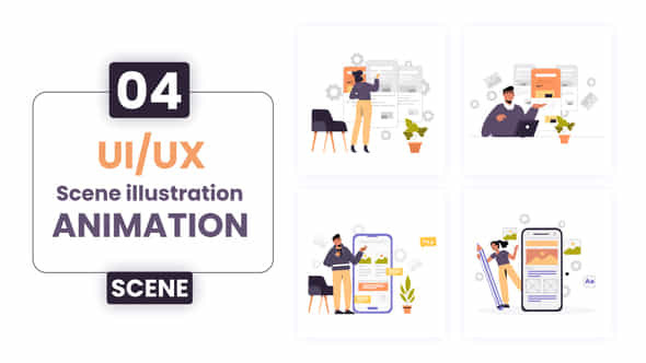 Ui Ux Scene Animation - VideoHive 52233825