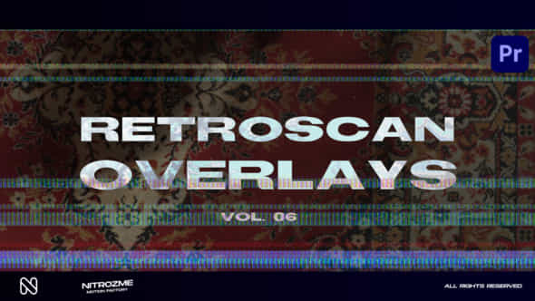 Retroscan Overlays Vol 06 For Premiere Pro - VideoHive 50653723