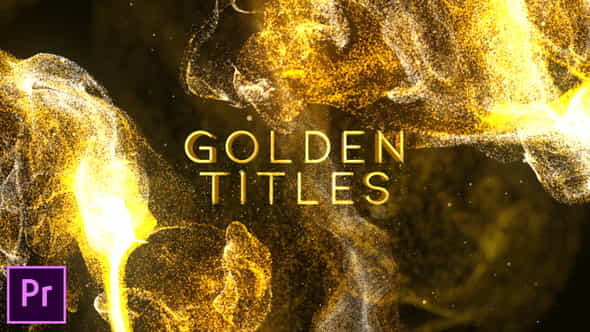 Golden Titles - Premiere pro - VideoHive 25045335