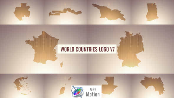 World Countries Logo - VideoHive 40871546