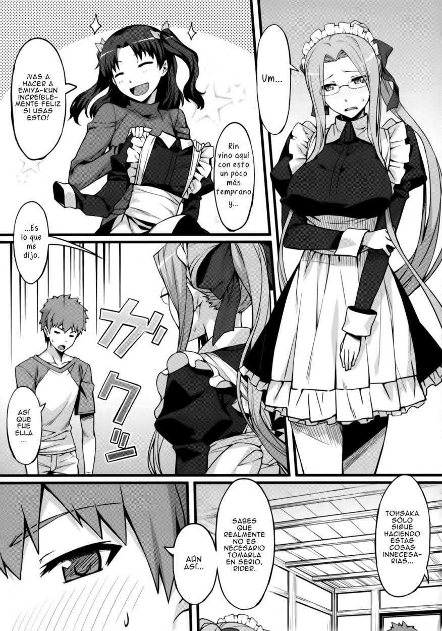 Rider-san to Maid Fuku. Chapter-1 - 5