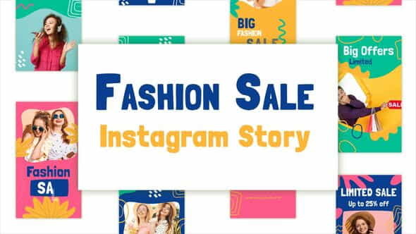 Fashion Sale instagram Stories - VideoHive 34308622