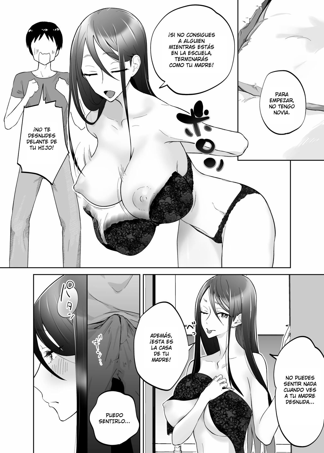 [Karashina en] Kaa-san, Tsukiatte 1-2  Madre, Sal Conmigo 1-2 [Spanish] [SrTraduc]