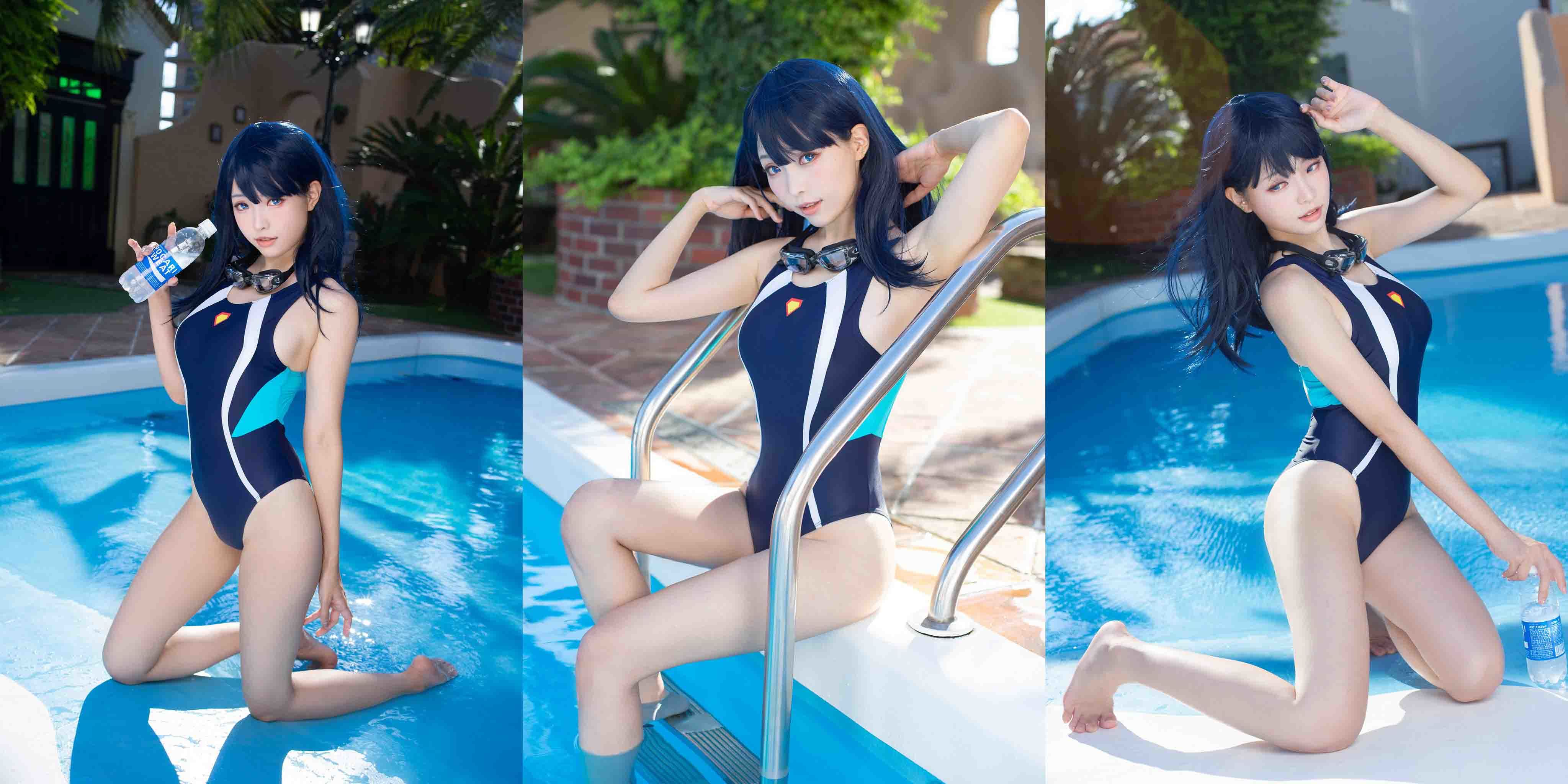 [Cosplay][Ely Cosplay] Ely – Rikka Takarada Swimsuit ver. (SSSS.Gridman)