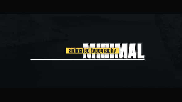 Minimalism - VideoHive 46970534