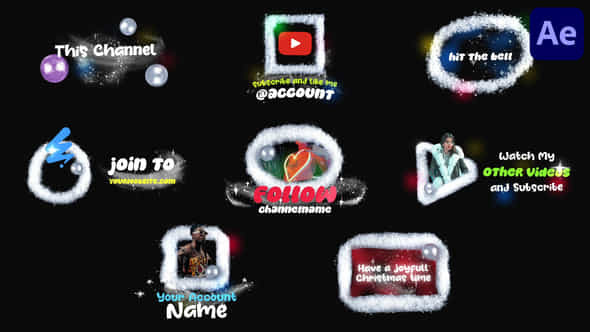 Stopmotion Christmas Snow Lower Thirds After Effects - VideoHive 55968979