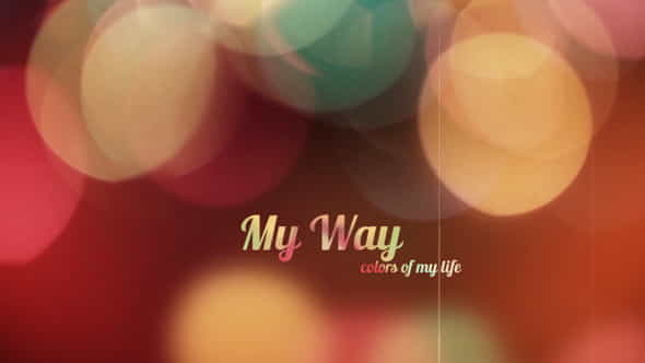 My Way - VideoHive 9244642
