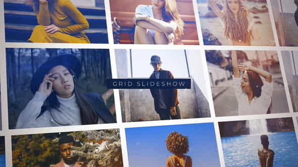 Grid Fashion Slideshow - VideoHive 37159163
