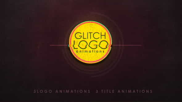 Glitch logo - VideoHive 19910641