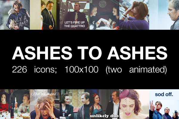 Ashes to Ashes icon cover