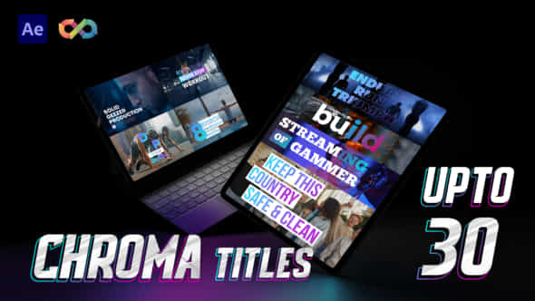 Chroma Titles - VideoHive 49776818