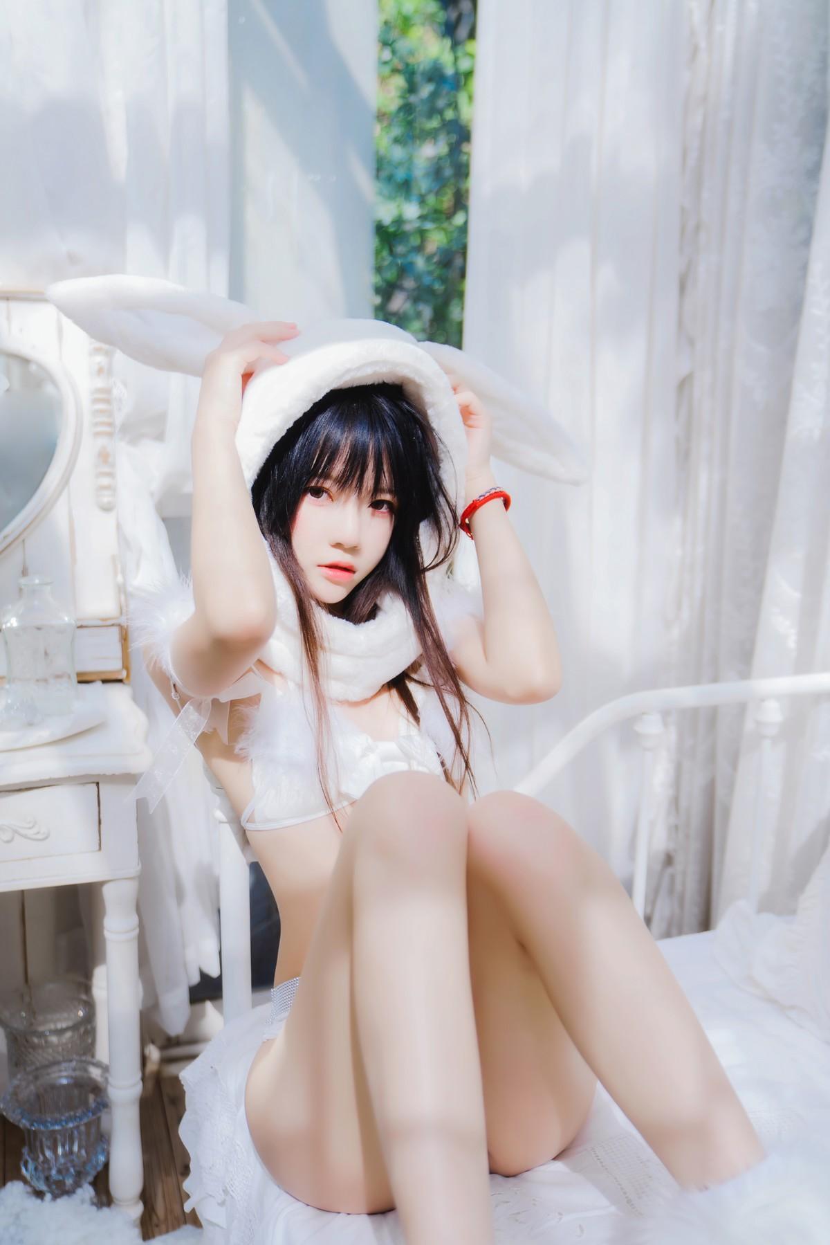 Cosplay 桜桃喵 小白兔 Set.01(6)