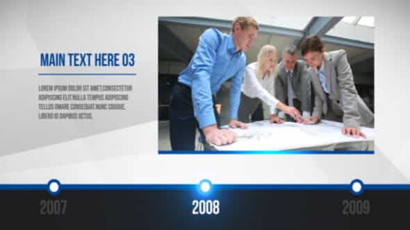 Clean Corporate Timeline - VideoHive 11621710