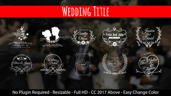 Wedding Titles - VideoHive 21671601