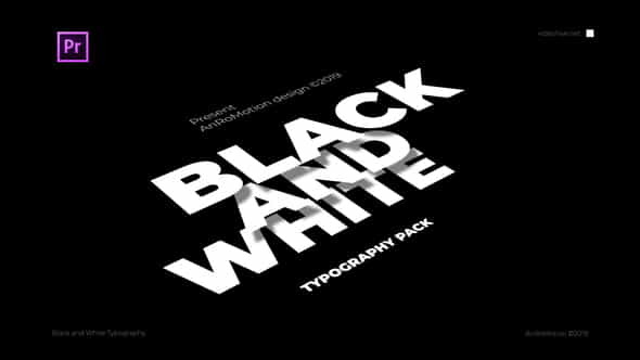 Black And White - Titles - VideoHive 23825394
