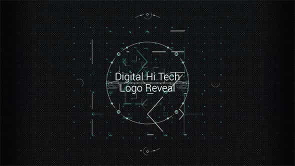 Digital Hi Tech Logo Reveal - VideoHive 11395309