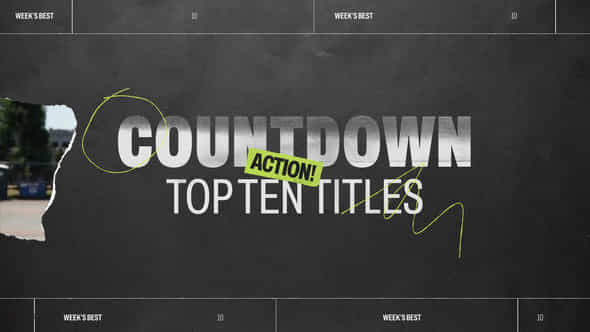 Torn Paper Countdown - VideoHive 47006324