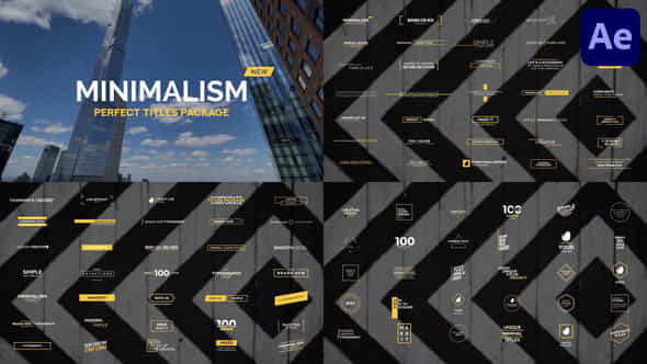 Minimalism New After Effects - VideoHive 51137645