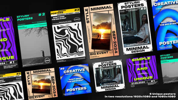 Modern Posters - VideoHive 52522492