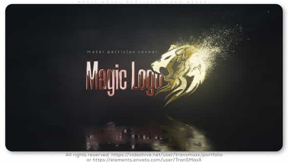 Magic Metal Particles Logo Reveal - VideoHive 26215603
