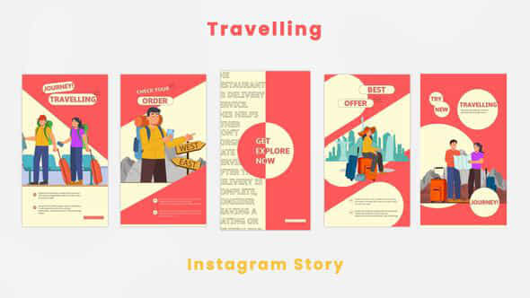 Enjoy Travelling Instagram Story - VideoHive 44422314