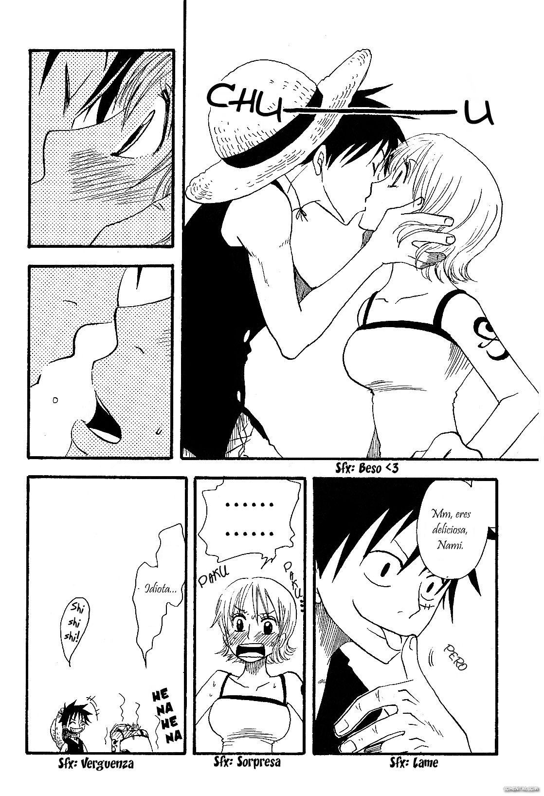 Dakishimetara Kiss o Shiyou. (One Piece)