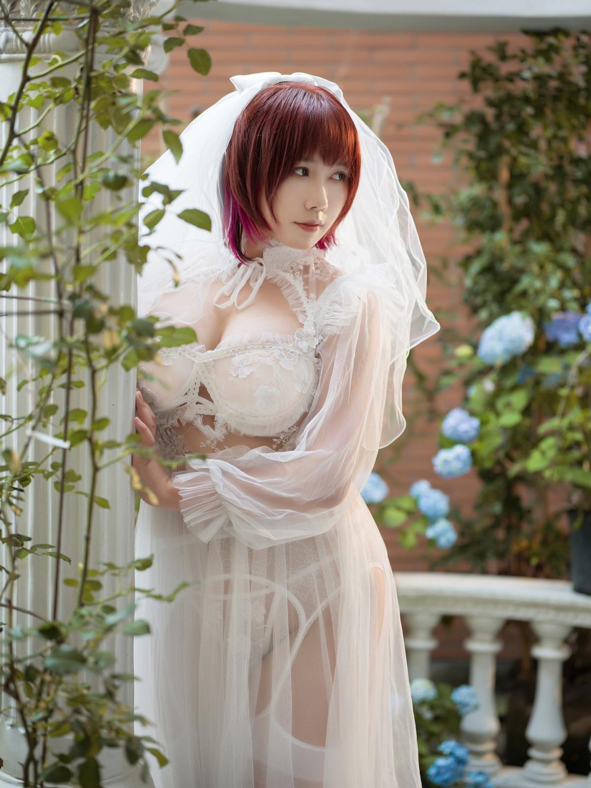 Cosplay 麻花麻花酱 黑白婚纱 Set.02(4)