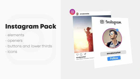 Instagram Pack - VideoHive 21554136