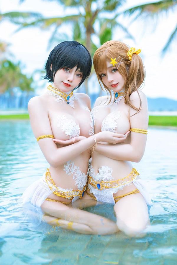 小姐姐魔物喵Nagisa+Misaki唯美出境相爱相亲(23)