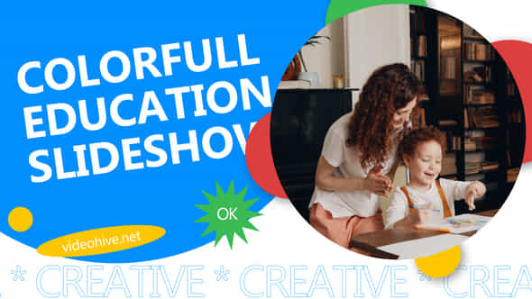 Colorful Education Slideshow - VideoHive 54817630