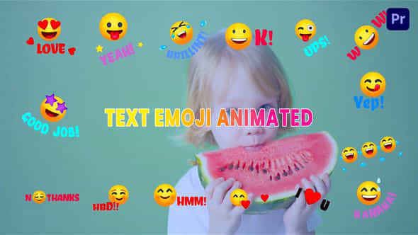 Text Emoji Animated - VideoHive 44674609
