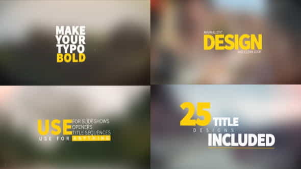 Titles Collection - VideoHive 15773115