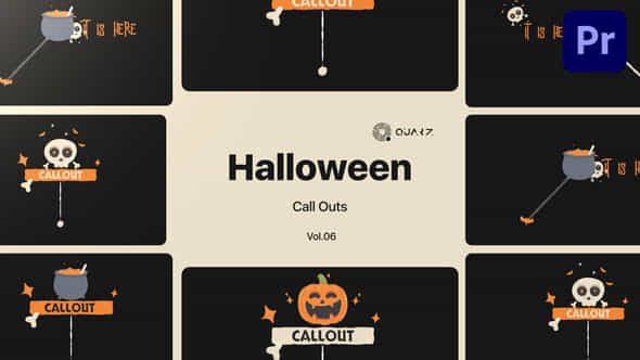 Halloween Call Outs - VideoHive 48439419