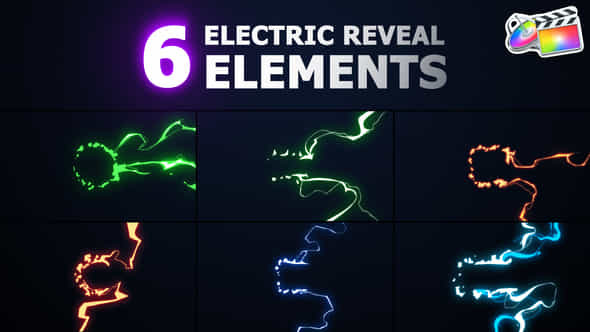 Electric Reveal Elements Fcpx - VideoHive 51473762