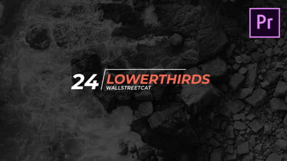 24 Lower Thirds - VideoHive 24592928