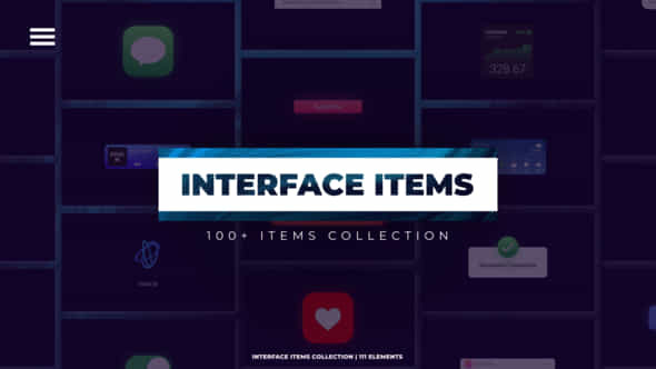 Interface Items Collection - VideoHive 40392398