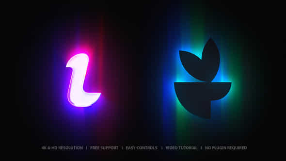 Colorful Backlight Logo - VideoHive 52269482