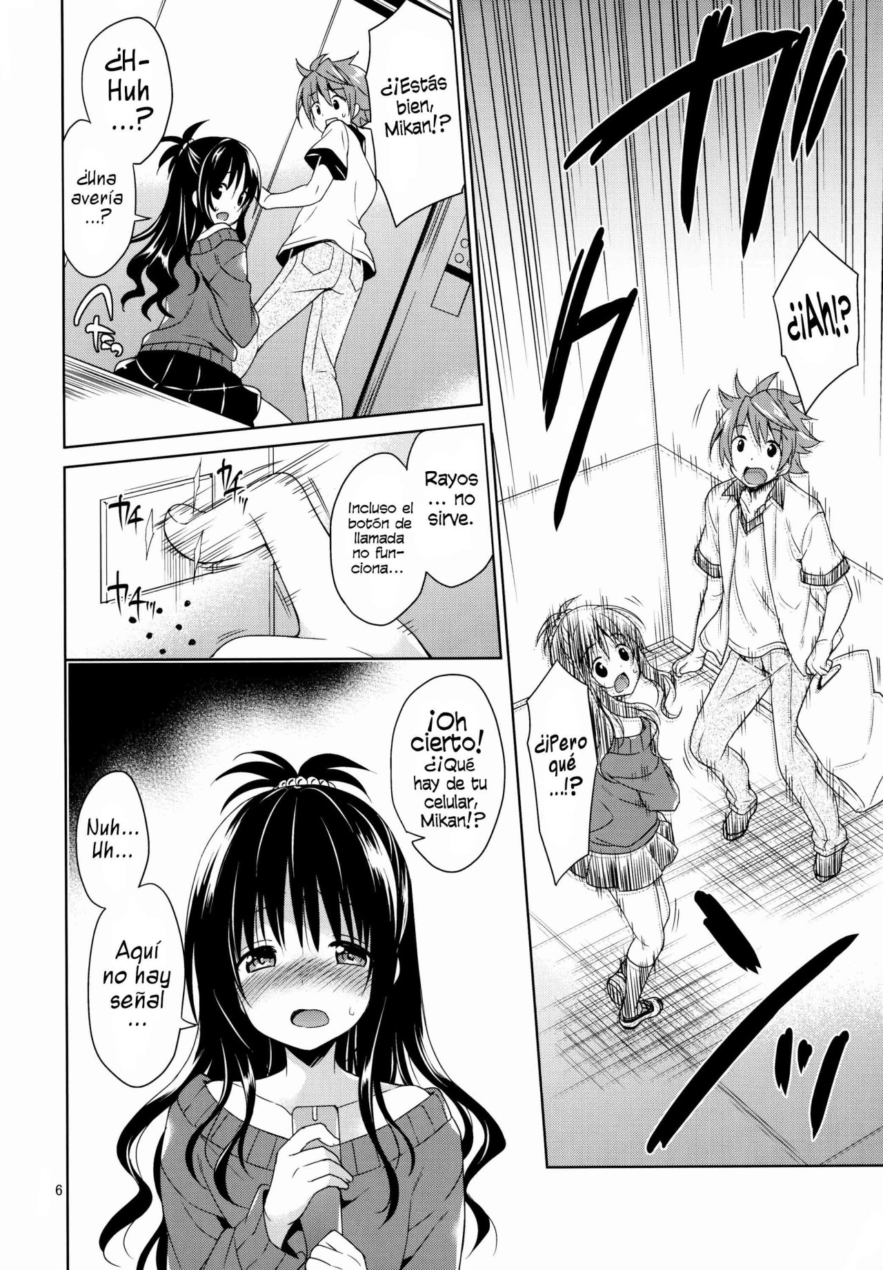 Panico en el ascensor con Rito y Mikan! (To Love-Ru) - Narusawa Sora - 4