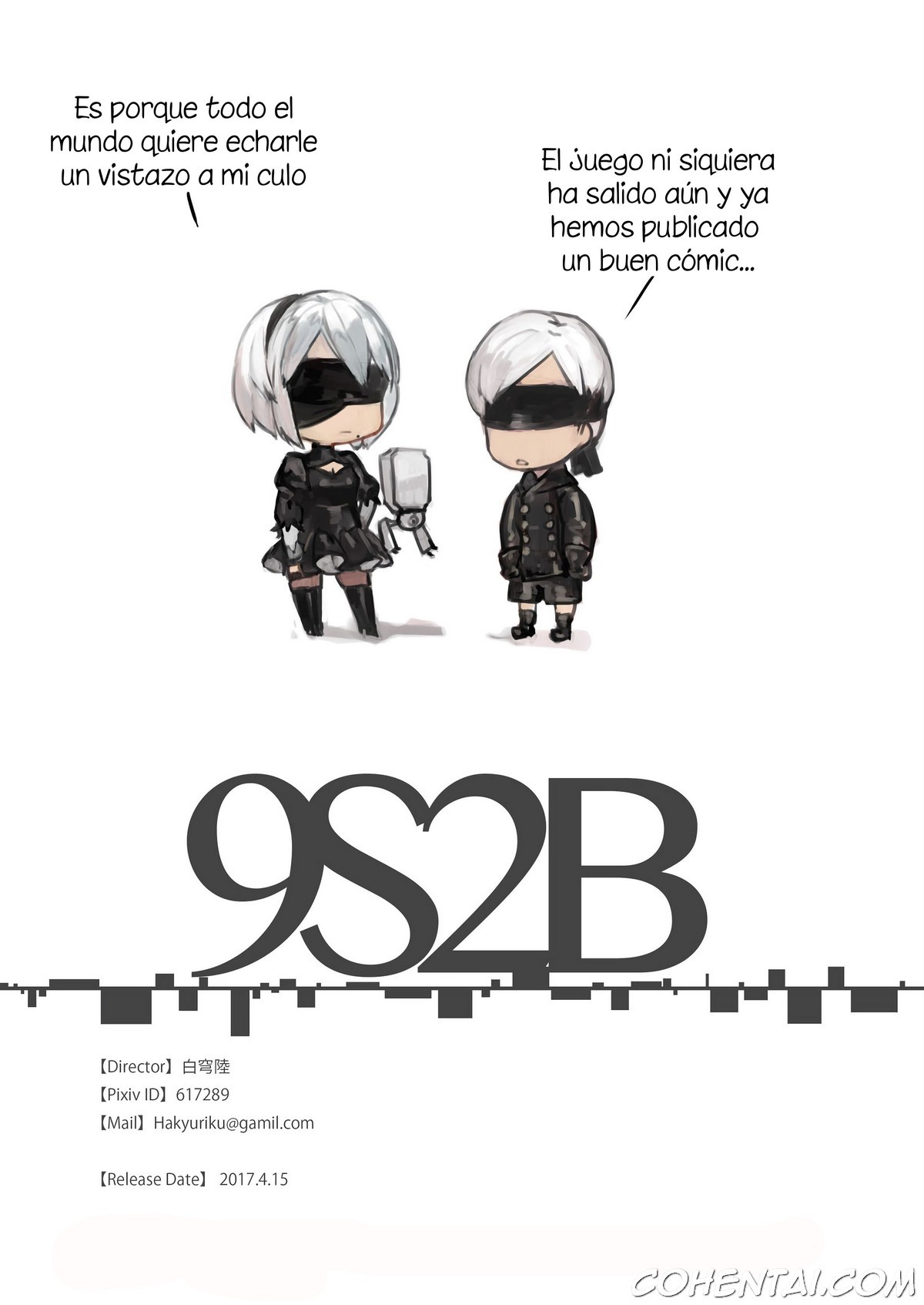 9S2B (NieR:Automata) xxx comics manga porno doujin hentai español sexo 