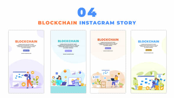 Blockchain Technology Flat - VideoHive 48623595