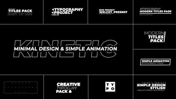 Typography Titles 10 - VideoHive 39845416
